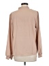 Shein 100% Polyester Tan Long Sleeve Blouse Size 6 - photo 2