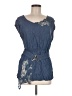 XXI 100% Rayon Blue Short Sleeve Top Size M - photo 1