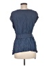 XXI 100% Rayon Blue Short Sleeve Top Size M - photo 2