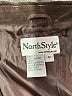 North Style 100% Leather Solid Brown Long Sleeve Top Size M - photo 7