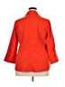 Cato Orange 3/4 Sleeve Button-Down Shirt Size 18 - photo 2