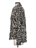 Halogen 100% Polyester Animal Print Ivory Long Sleeve Blouse Size S - photo 5