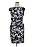 Chaps Graphic Black Cocktail Dress Size XL - photo 1