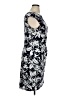 Chaps Graphic Black Cocktail Dress Size XL - photo 4