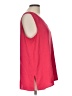 Ann Taylor 100% Polyester Red Sleeveless Blouse Size L - photo 4