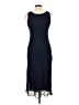 Studio 1 100% Polyester Solid Blue Cocktail Dress Size 12 Petite - photo 2