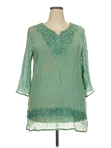 Mad Style 3/4 Sleeve Blouse (view 1)