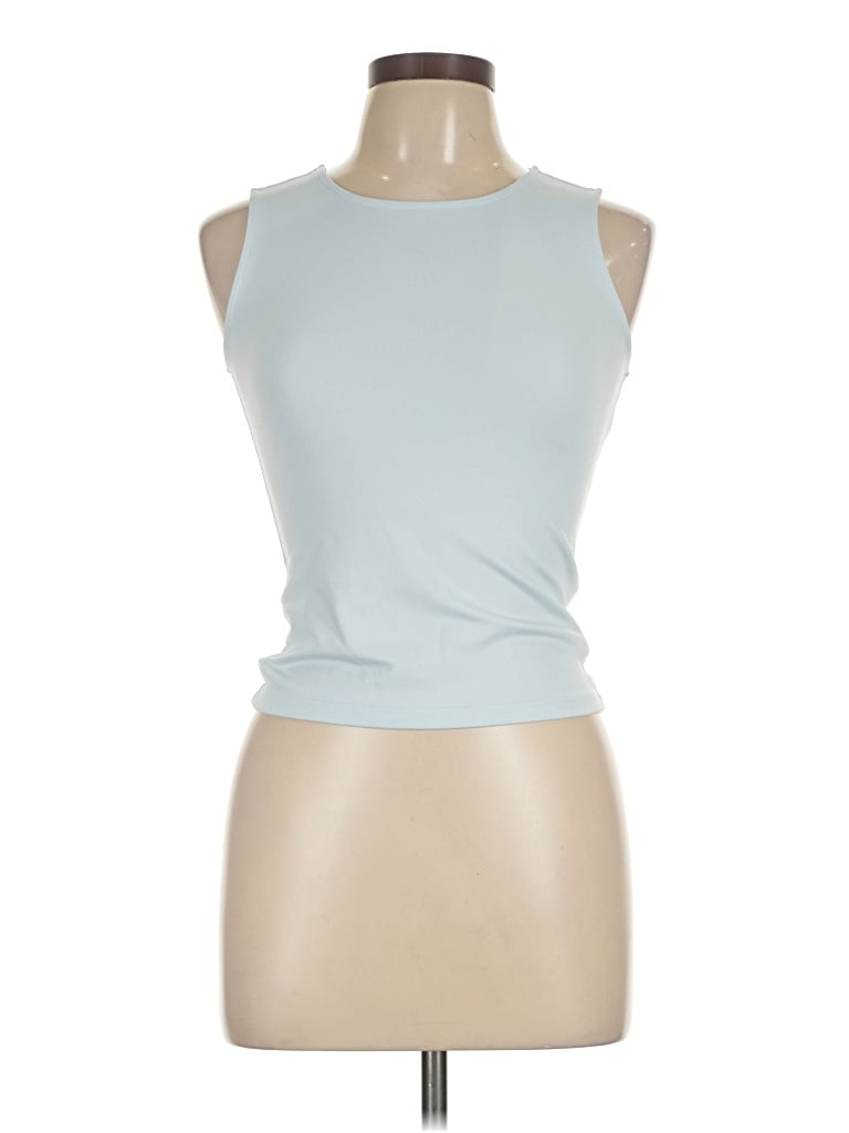 Pre-owned Yogalicious Sleeveless T-shirt In Blue
