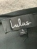 Lulus 100% Polyester Black Short Sleeve Blouse Size L - photo 7