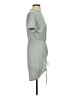 Express Solid Gray Casual Dress Size XXS - photo 4