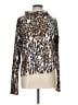 Xersion Animal Print Brown Pullover Sweater Size L - photo 1