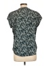 Fun2Fun 100% Polyester Teal Short Sleeve Blouse Size L - photo 2