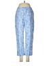 J. McLaughlin Paisley Blue Casual Pants Size 6 - photo 1