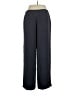 Talbots 100% Silk Black Blue Silk Pants Size 14 - photo 2