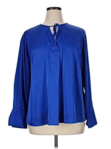ELOQUII Long Sleeve Blouse (view 1)