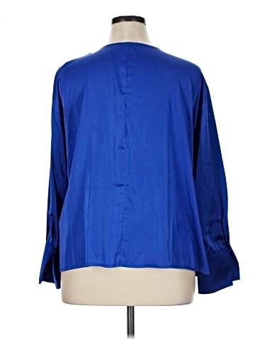 ELOQUII Long Sleeve Blouse (view 2)