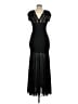 Betsy & Adam Black Cocktail Dress Size 6 - photo 2