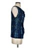 Calvin Klein Blue Sleeveless Blouse Size P (petite) - photo 4