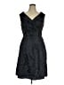 Kay Unger Black Cocktail Dress Size 16 - photo 1