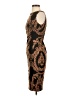 Cache Paisley Brown Cocktail Dress Size 0 - photo 5