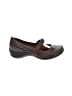 Hush Puppies 100% Leather Brown Flats Size 7 1/2 - photo 1