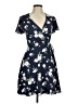 Fortune + Ivy Floral Blue Casual Dress Size M - photo 1
