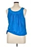 Grace Elements Blue Sleeveless Blouse Size XL - photo 2