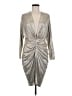 IRO Metallic Silver Cocktail Dress Size EU (FR) 40 / US 8 - photo 1
