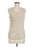 Ann Taylor Ivory Sleeveless Blouse Size M - photo 1