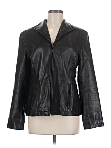 Kenneth Cole REACTION Leather Jacket (view 1)
