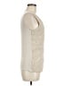 Ann Taylor Ivory Sleeveless Blouse Size M - photo 4