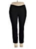 Peter Nygard Solid Black Active Pants Size 18 - photo 1