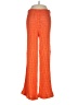 Zara 100% Polyester Orange Casual Pants Size M - photo 1