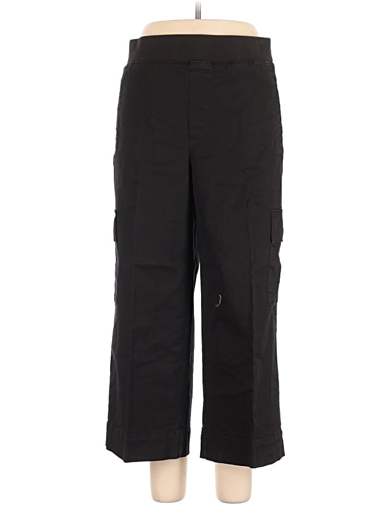 Pre-owned Chico's Cargo Pants In Black