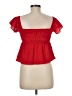 Thirty/Thirty 100% Polyester Red Short Sleeve Blouse Size M - photo 2