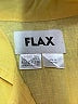 Flax 100% Linen Yellow Short Sleeve Button-Down Shirt Size 10 (M) - photo 7