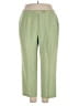 Maggie Barnes Solid Green Casual Pants Size 22WP - photo 1