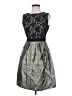 Taylor Argyle Gray Cocktail Dress Size 2 - photo 1