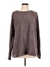 Cotton Bleu Gray Long Sleeve Top Size L - photo 1