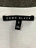 Como Black White 3/4 Sleeve Blouse Size S - photo 7
