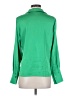Halogen 100% Polyester Green Long Sleeve Blouse Size S - photo 2
