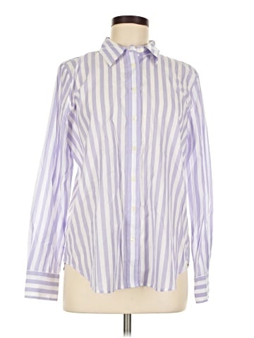 Ann Taylor Long Sleeve Button-Down Shirt (view 1)