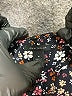 Ann Taylor Floral Black Casual Dress Size M - photo 7