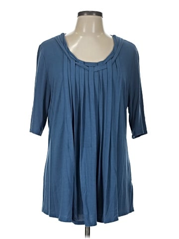 Soft Surroundings Short Sleeve Blouse (view 1)