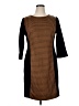 Talbots Houndstooth Brown Casual Dress Size 16 (petite) - photo 1