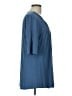 Soft Surroundings Blue Short Sleeve Blouse Size L - photo 4