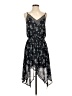 Xhilaration 100% Polyester Stars Black Casual Dress Size S - photo 1