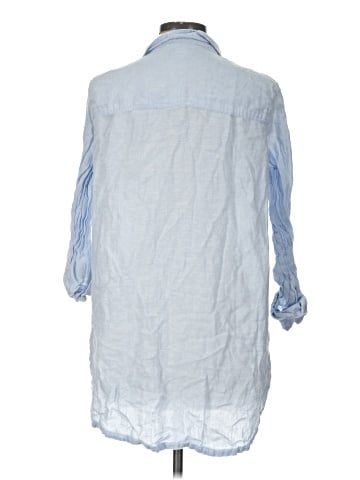 Sigrid Olsen 3/4 Sleeve Button-Down Shirt (view 2)