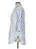 Sigrid Olsen 100% Linen Blue 3/4 Sleeve Button-Down Shirt Size L - photo 5