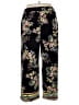 Roz & Ali Floral Black Casual Pants Size 3X - photo 2